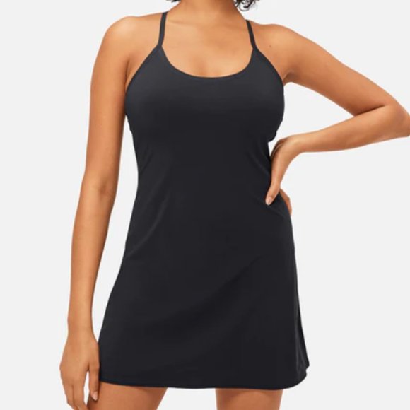 Outdoor Voices The Workout Dress Black Size L - Picture 1 of 4